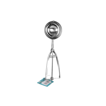 RVS IJsschep Professioneel - 24 cm x 4 cm x 7 cm | IJsschep met Ergonomische Antislipgreep | Keukengereedschap voor Thuisgebruik | Multifunctionele Ijslepel voor Oliebollen 