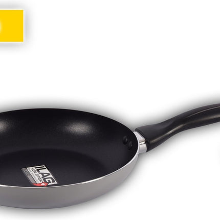 Set van 3 Braadpannen met Antiaanbaklaag - Grijs - Luxe Hapjespan