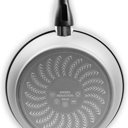 Koekenpan met Deksel - Diameter van Ø 28 cm - Anti-aanbak Pan