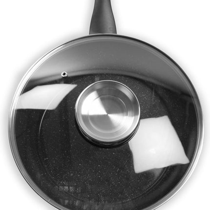 Koekenpan met Deksel - Diameter van Ø 28 cm - Anti-aanbak Pan