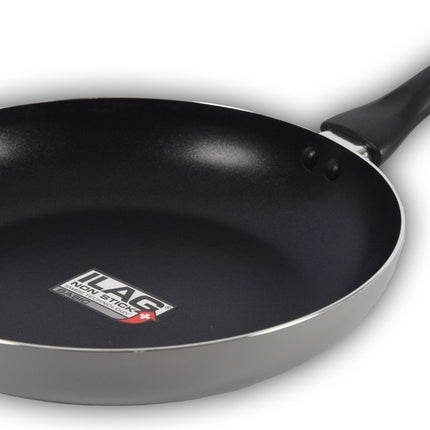 Set van 3 Braadpannen met Antiaanbaklaag - Grijs - Luxe Hapjespan