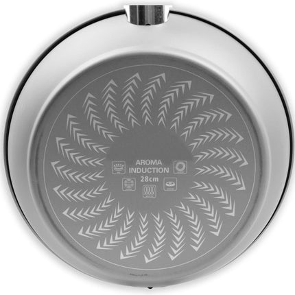 Koekenpan met Deksel - Diameter van Ø 28 cm - Anti-aanbak Pan
