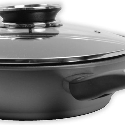 Koekenpan met Deksel - Diameter van Ø 28 cm - Anti-aanbak Pan