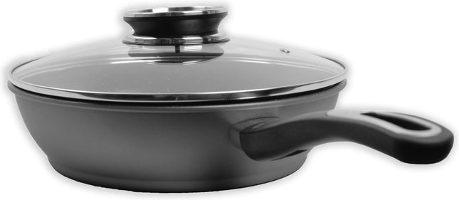 Koekenpan met Deksel - Diameter van Ø 28 cm - Anti-aanbak Pan
