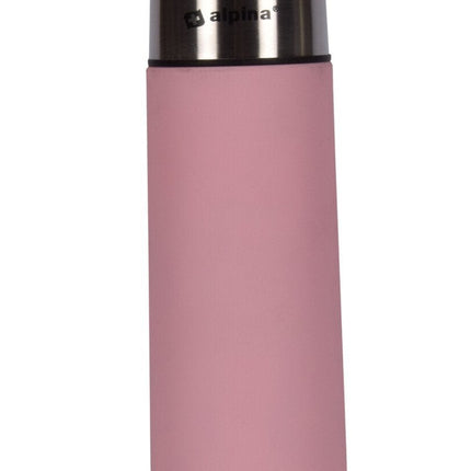 Roze RVS Thermosfles 0.75 l - Isoleerfles van Metaal | Inclusief IJzeren Deksel | 8x28x28 cm | 0.321 kg | Grote thermosfles