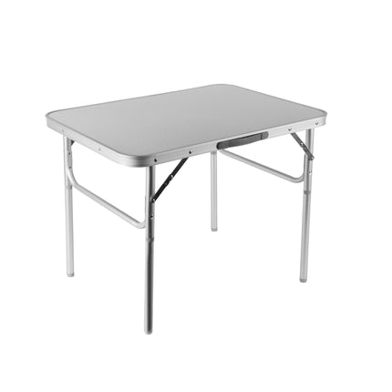 Weerbestendige Buiten Klaptafel | 75cm x 55cm x 60cm | Campingtafel Inklapbare voor Buiten | Opvouwbare Tuintafel met Handvat | Stevige Aluminium en Kunststof | Klaptafel met 2 Verstelbare Hoogtes | Tuintafel Inklapbaar Geschikt voor 1-2 Personen  