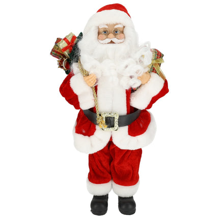 Kerstman Pop Rood - Kerstman met Muts - Perfecte Kerstversiering voor Kerst 2024.