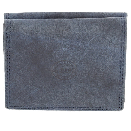 Marineblauwe Echt Lederen Crossbody- en Schoudertas met Creditcardhouder - 2 Vakken, 1 Muntenvakje, 6 Creditcardvakken voor optimale organisatie.