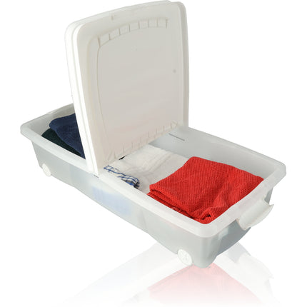 Opbergbox - onderbedbox - Onderbedbox 32 liter wit