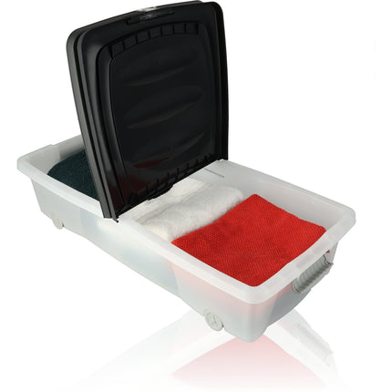 Opbergbox - onderbedbox - Onderbedbox 32 liter - Zwart