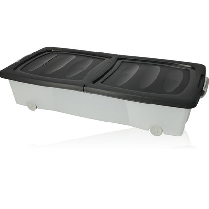 Opbergbox - onderbedbox - Onderbedbox 32 liter - Zwart