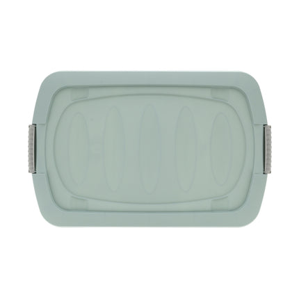 Set van 2 Opbergboxen Groen 24L - Onderbedboxen met Deksel (60x38.5x18 cm) - Ideaal voor Opslag Onder Bed, Huis & Kantoor