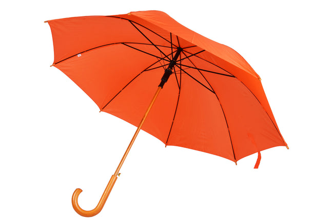 Grote Opvouwbare Paraplu - Automatische Windbestendige Paraplu - Oranje Polyester - Ø90 cm