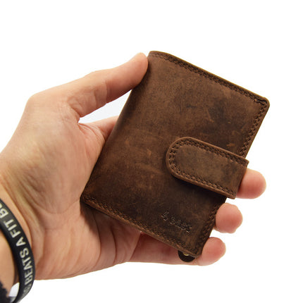 Pasjeshouder - creditcardhouder - RFID- 4East Pasjeshouder - Creditcardhouder bruin