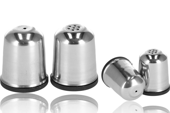 Peper- en Zoutmolen Set - RVS - Handmatige Molens met Instelbare Maalgraad - Keukengerei - Perfect als Kerstcadeau