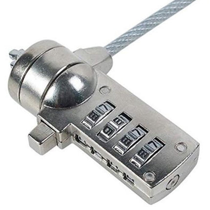3 Stuks Premium Anti-diefstal Computerbeveiligingskabel met Cijferslot Ketting Slot voor Laptop en Desktop - Kettingslot Notebook Computerslot Pc Anti Diefstal Computer Beveiligingskabel 