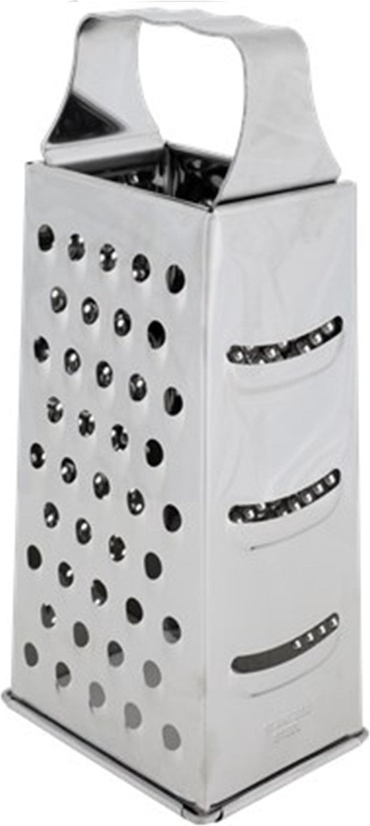 Rasp - Rvs 4 Kanten Multifunctionele Handheld zilver - 8 x 10,5 x 24 cm