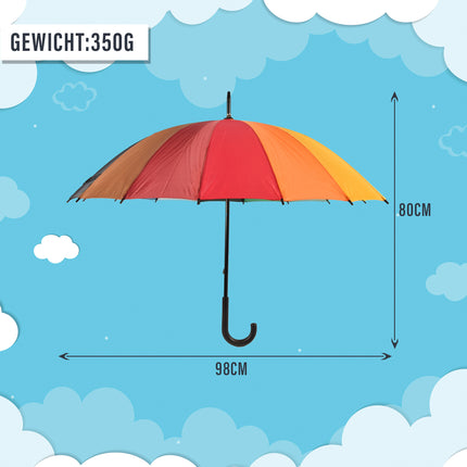 regenboog-paraplu