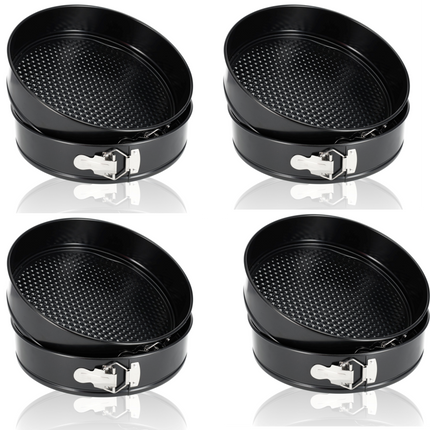 Springvorm Set 28 cm – Non-stick & Lekvrij Metalen Taartvorm – Cheesecake Bakvorm voor Taarten, Quiches & Pizza