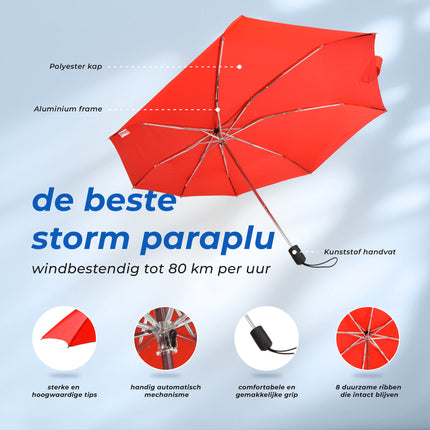 stormparaplu-rood
