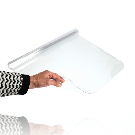 Tafelbeschermer 120x60 cm - Transparant Glashelder, Hittebestendig & Antislip - Duurzaam Tafelkleed van 1 mm Dikte