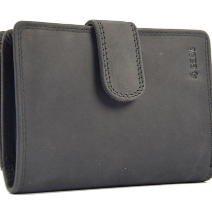 Portemonnee buffelleer - portemonnee met veel pasjes - Portemonnee heren - Portemonnee - Portemonnee kwaliteit - Unisex portemonnee - Zwart