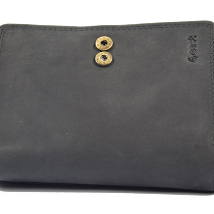 Portemonnee buffelleer - portemonnee met veel pasjes - Portemonnee heren - Portemonnee - Portemonnee kwaliteit - Unisex portemonnee - Zwart