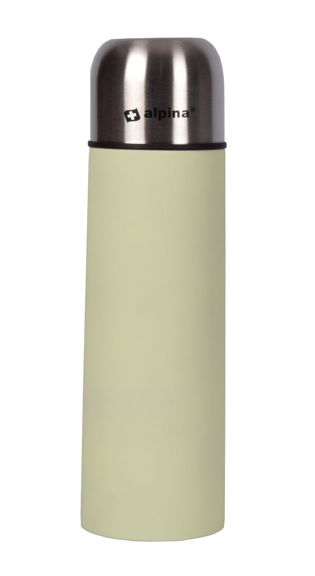 Groene RVS Thermosfles 750ml - Blijf Je Drank Lang Warm of Koud - Diameter 7.50 cm - Perfect voor Thuis, Werk of Onderweg - 27cmx8cm