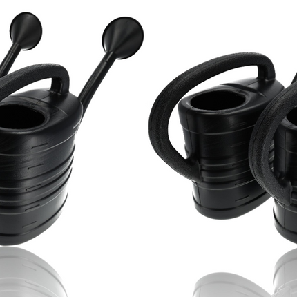 Gieter met Sproeikop - Zwart - 10 Liter per Gieter - Watergieters voor Planten Bewatering - Voor Binnen & Buiten - Grote Tuingieters met Verwijderbare Sproeikop