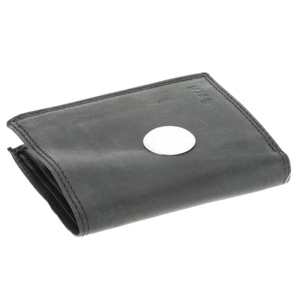 Leren Portemonnee met 8 Pasjeshouder | Briefgeld & Muntvak | Beste Portemonnee Heren & Dames met RFID Bescherming | Zwart | 11X9X2cm | Cadeau voor Alles!  